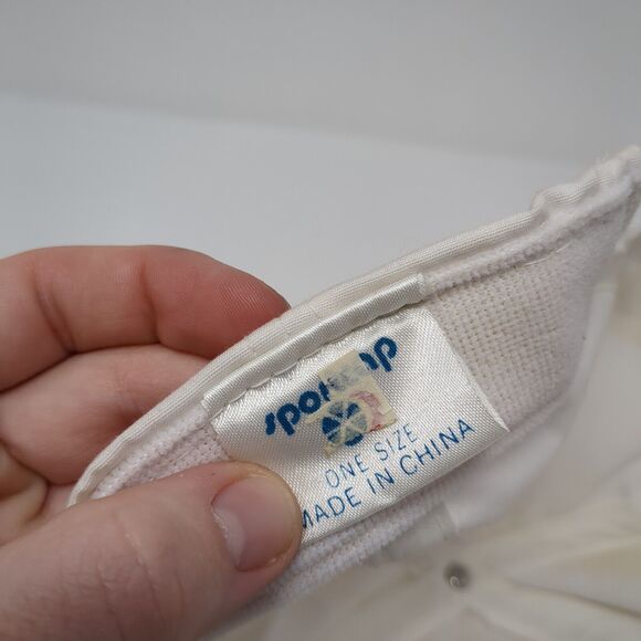 Grand Rapids Destination Slideback Rope Hat White One Size Adjustable - Picture 8 of 8